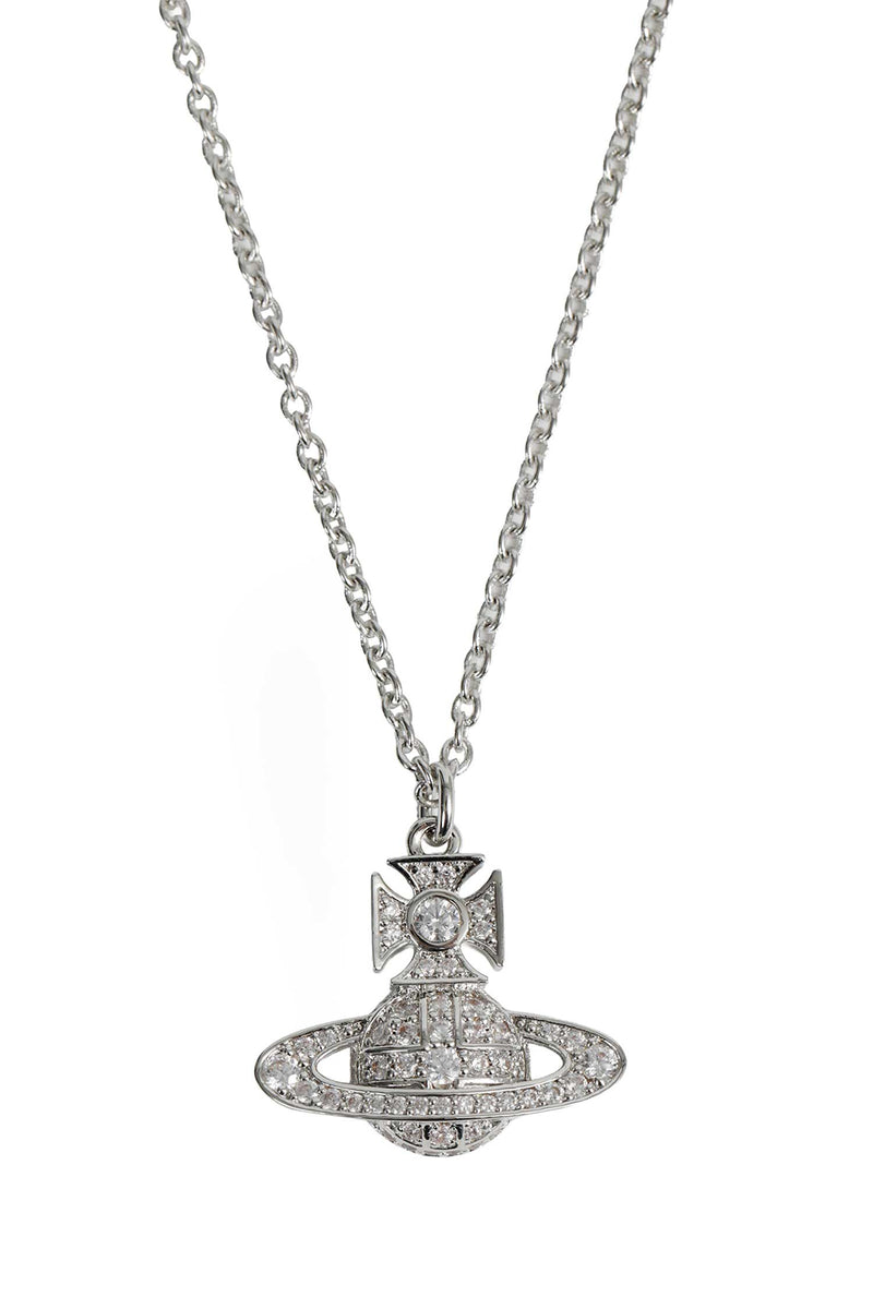 VIVIENNE WESTWOOD Silver Metal Carmela Necklace woman