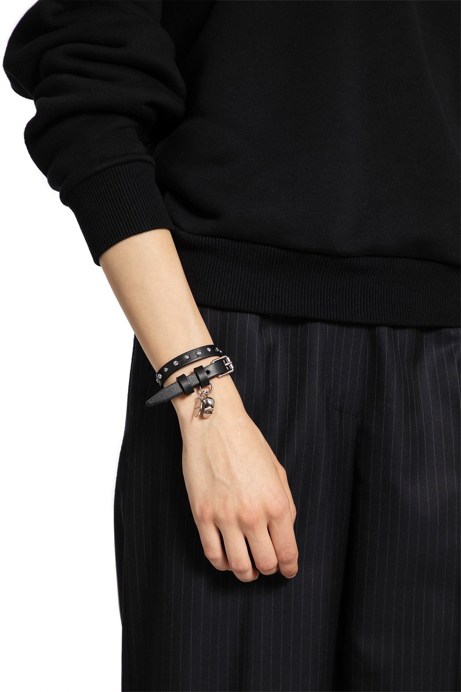 ALEXANDER MCQUEEN WOMAN BLACK JEWELLERY