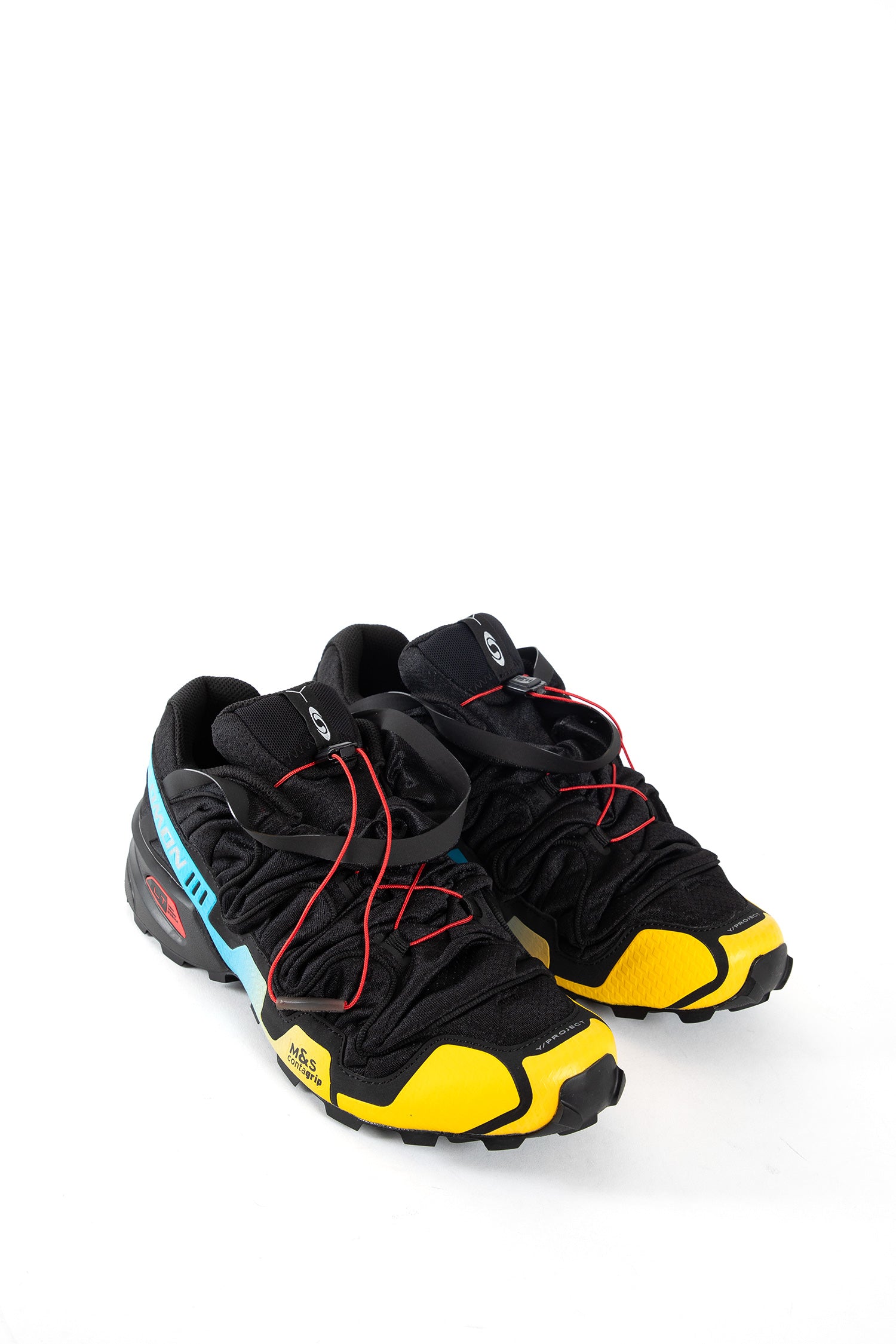 Y/PROJECT MAN BLACK SNEAKERS