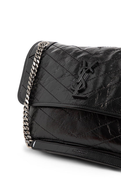 SAINT LAURENT WOMAN BLACK SHOULDER BAGS