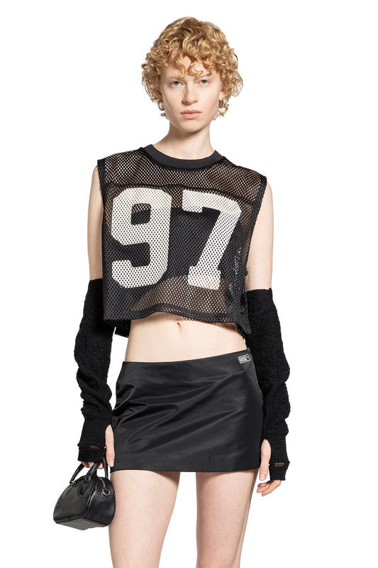 Rosé Collaboration Relaxed Mesh Top - Antonioli.eu