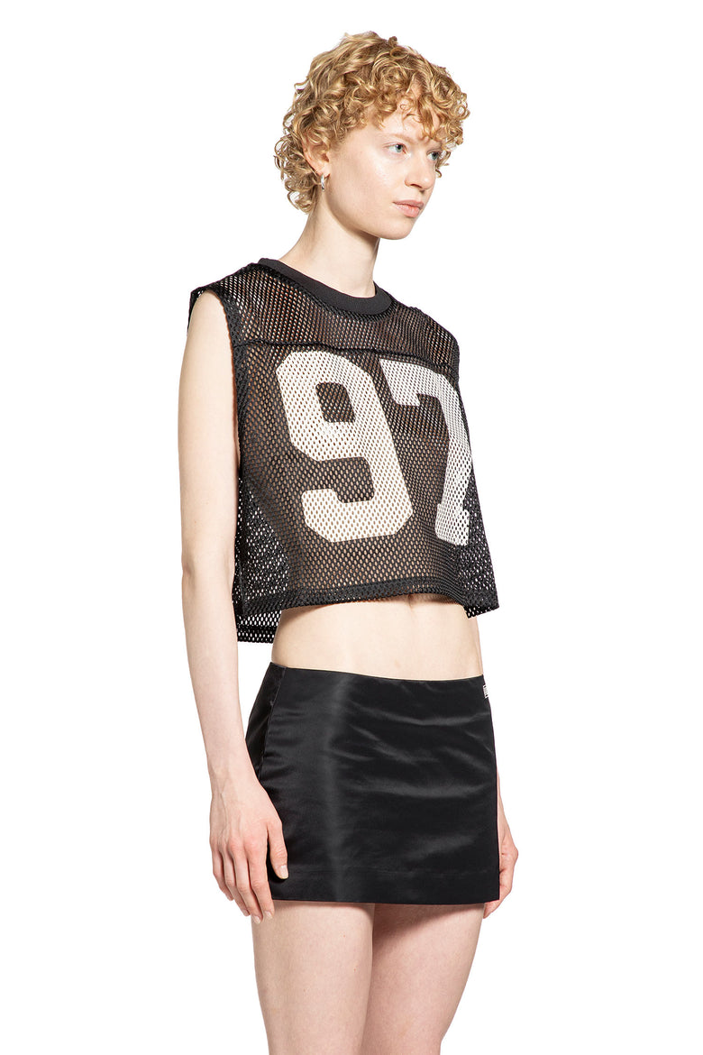 Rosé Collaboration Relaxed Mesh Top