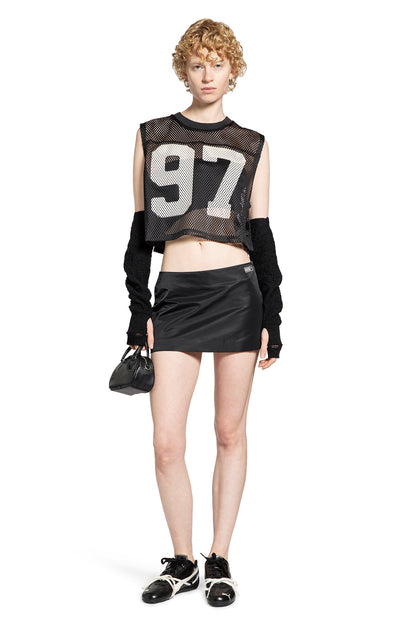 Rosé Collaboration Relaxed Mesh Top