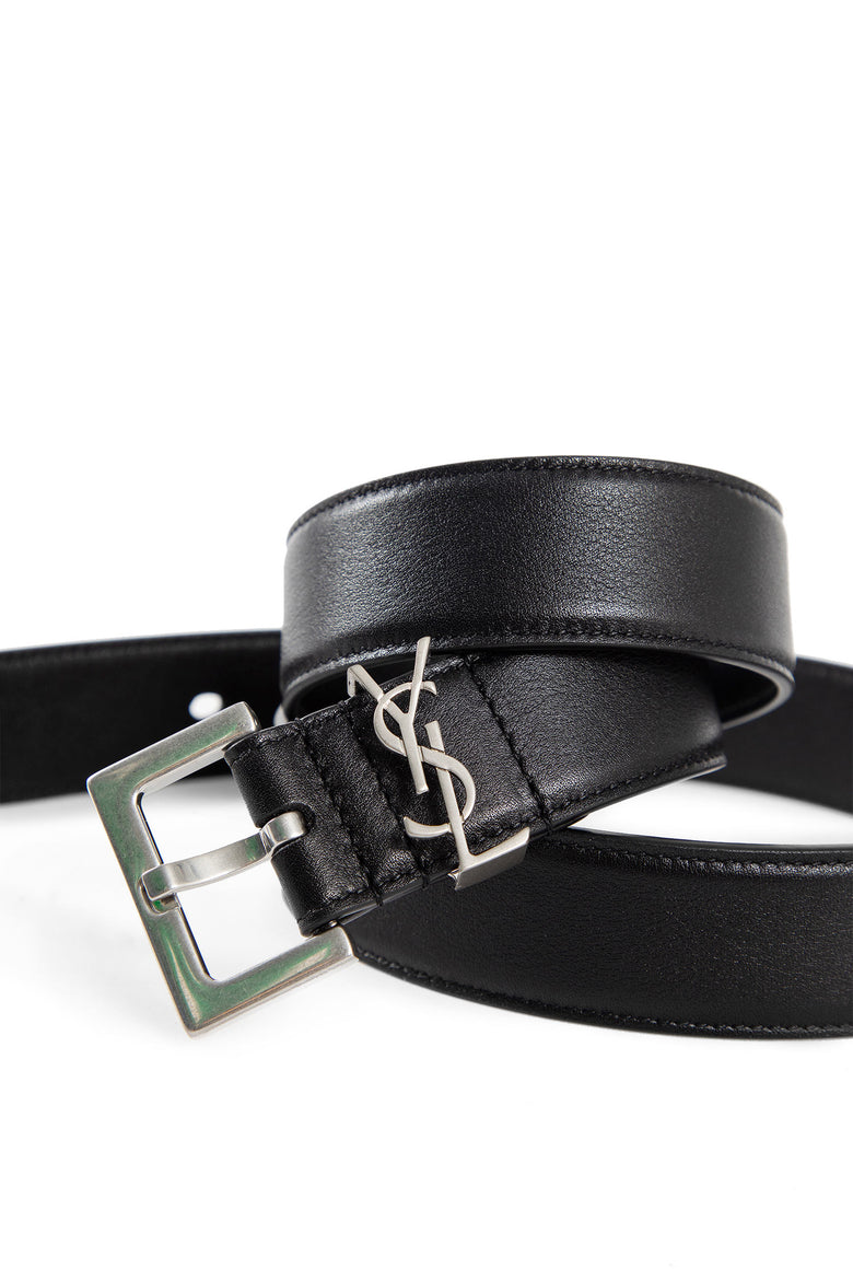 SAINT LAURENT WOMAN BLACK BELTS