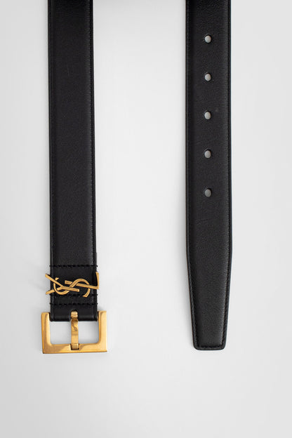 SAINT LAURENT WOMAN BLACK BELTS