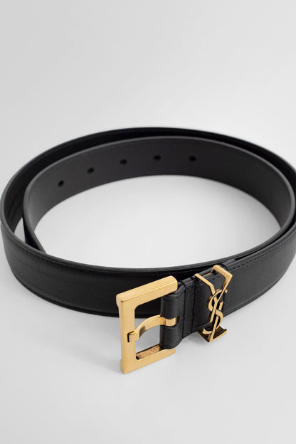 SAINT LAURENT WOMAN BLACK BELTS