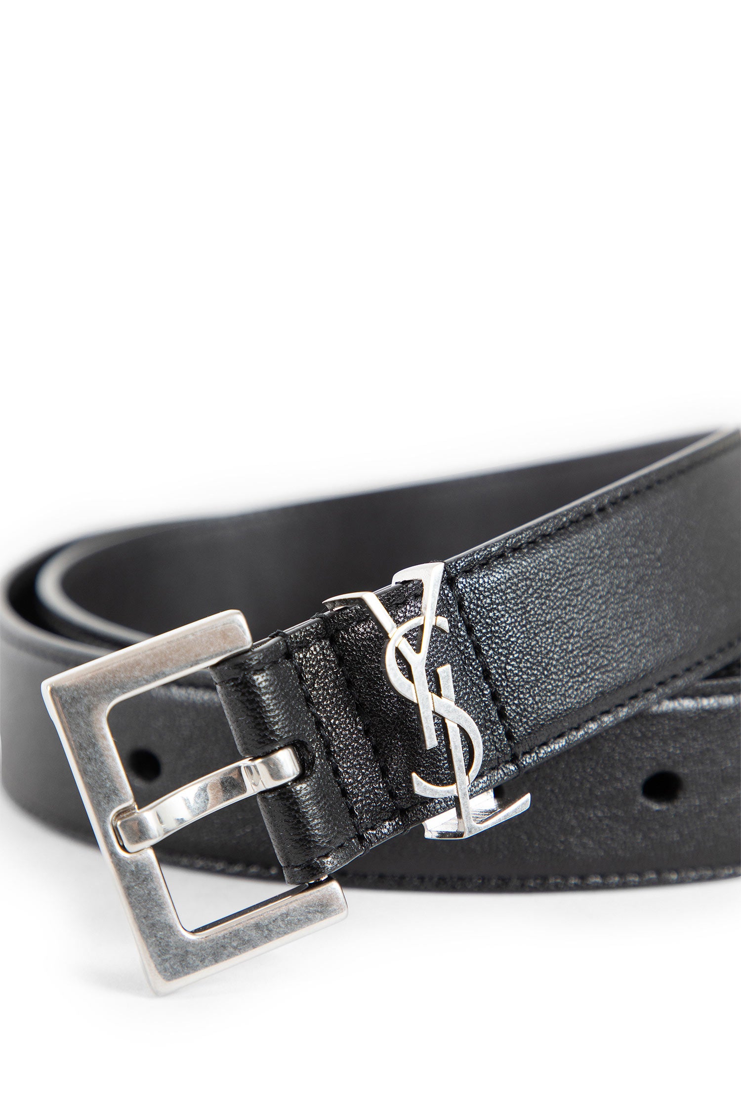 SAINT LAURENT MAN BLACK BELTS