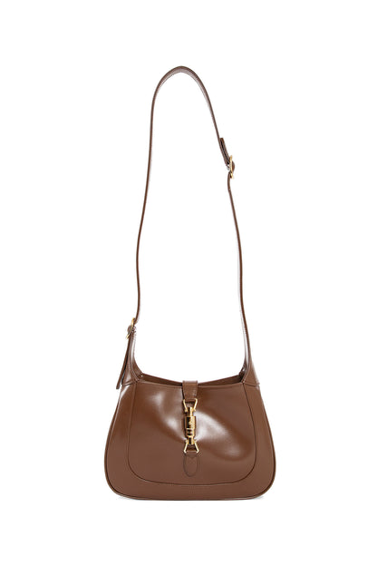 GUCCI WOMAN BROWN SHOULDER BAGS