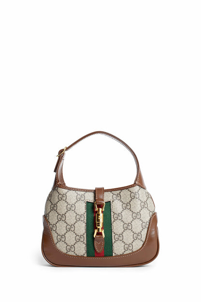 GUCCI WOMAN BROWN SHOULDER BAGS