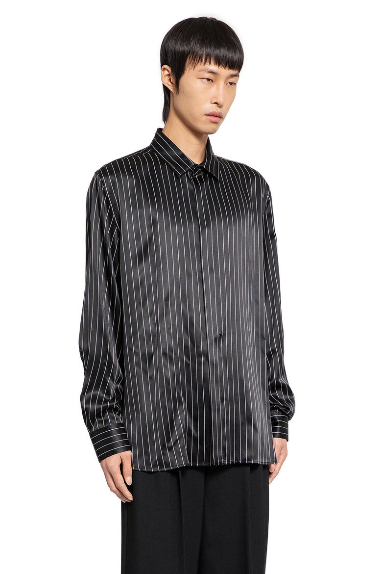 SAINT LAURENT MAN BLACK SHIRTS