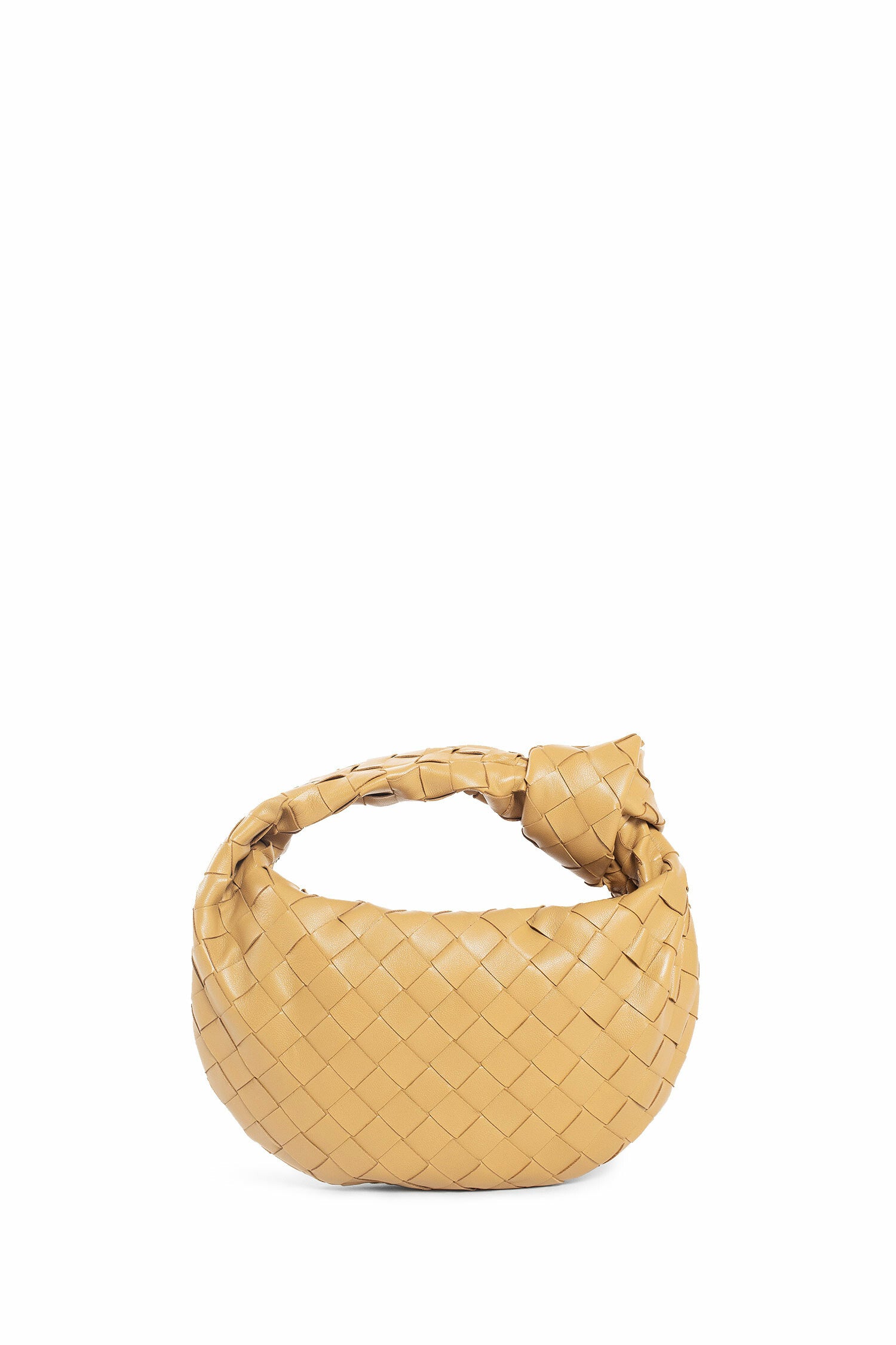 BOTTEGA VENETA WOMAN BEIGE TOP HANDLE BAGS