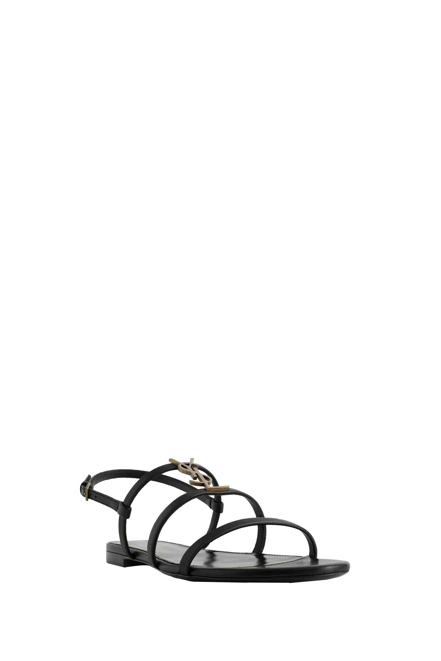 SAINT LAURENT Cassandra 05 Flat Sandals woman