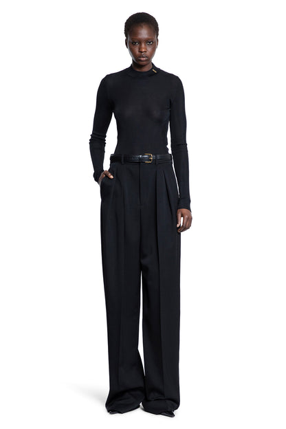 SAINT LAURENT WOMAN BLACK TOPS