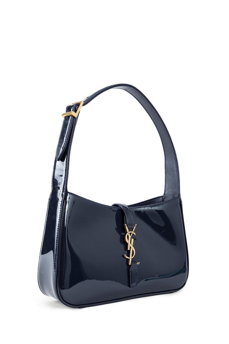 SAINT LAURENT WOMAN BLUE SHOULDER BAGS