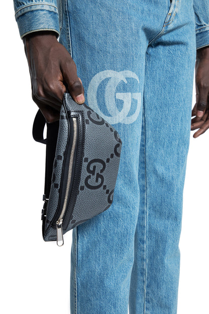 GUCCI MAN GREY FANNY PACKS