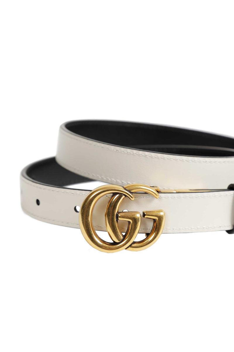 GUCCI GG Marmont Reversible Thin Belt woman