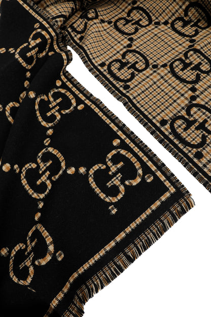 Check GG Wool Scarf