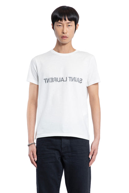 Antonioli SAINT LAURENT MAN WHITE T-SHIRTS & TANK TOPS