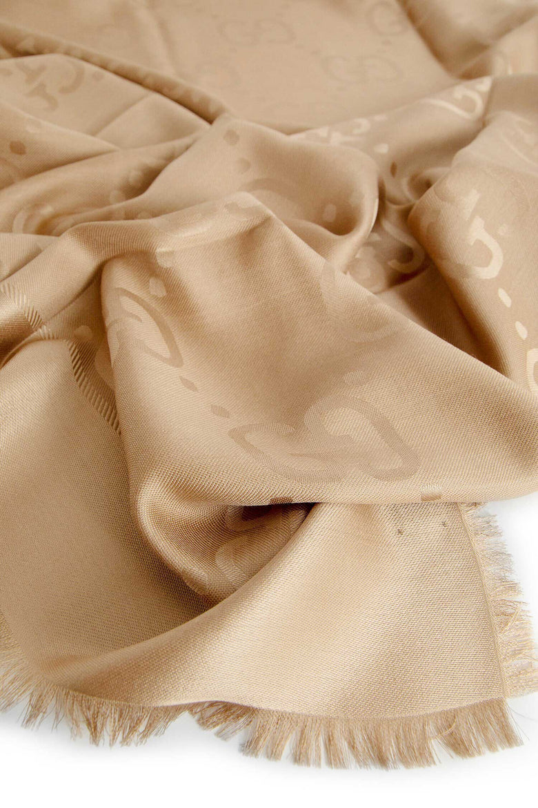 Jacquard Silk Wool Shawl