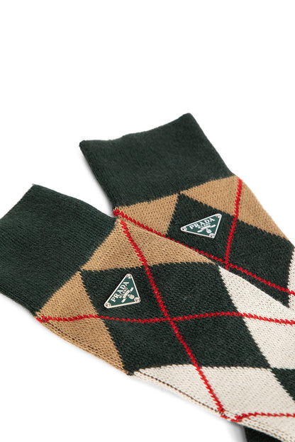 PRADA WOMAN GREEN SOCKS