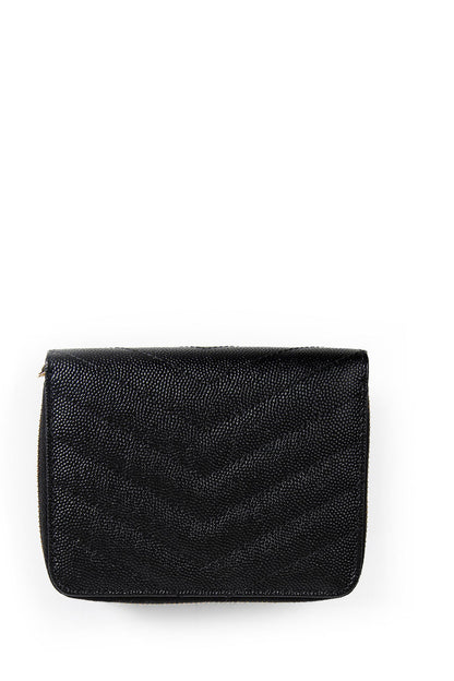 Cassandre Matelassé Compact Zip Wallet