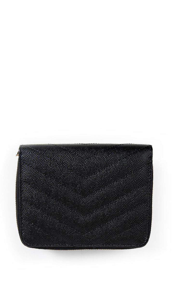 Cassandre Matelassé Compact Zip Wallet