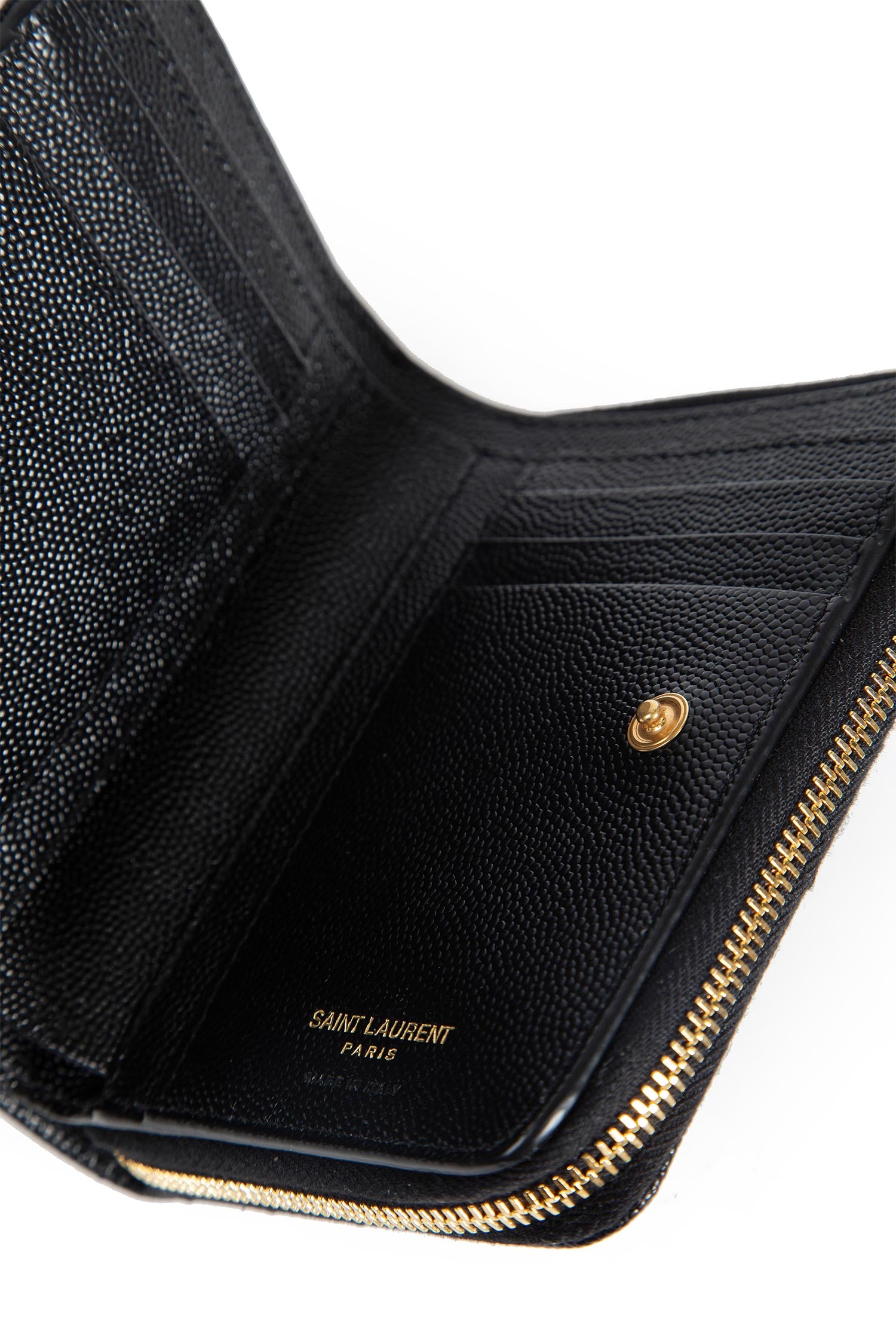 Cassandre Matelassé Compact Zip Wallet