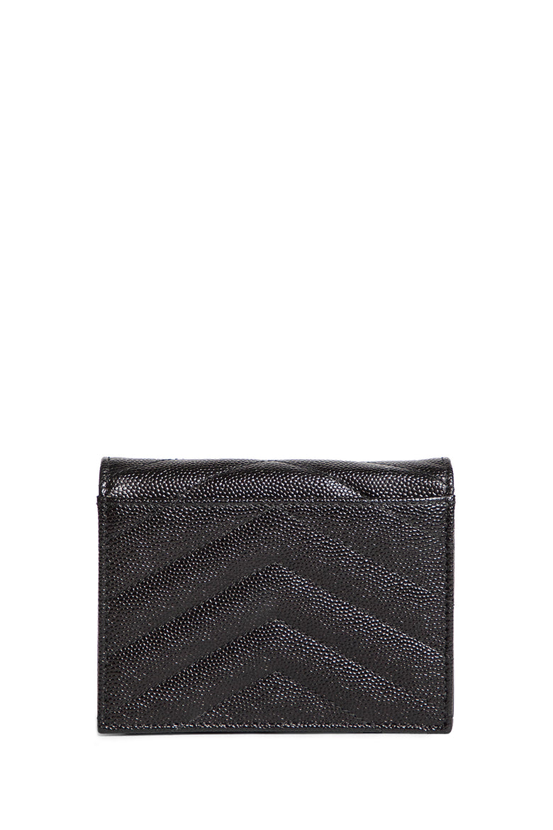 SAINT LAURENT WOMAN BLACK WALLETS & CARDHOLDERS