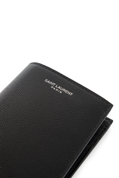 SAINT LAURENT MAN BLACK WALLETS & CARDHOLDERS