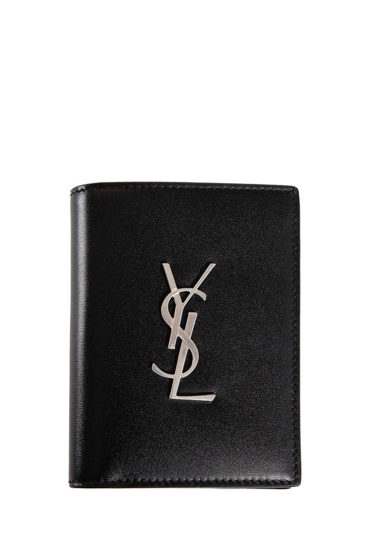 SAINT LAURENT MAN BLACK WALLETS & CARDHOLDERS