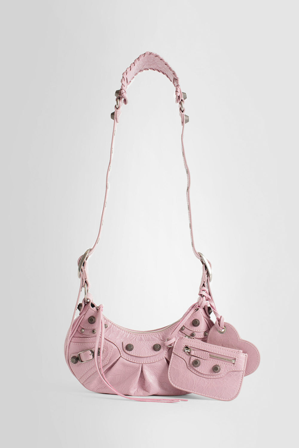 BALENCIAGA WOMAN PINK CROSSBODY BAGS