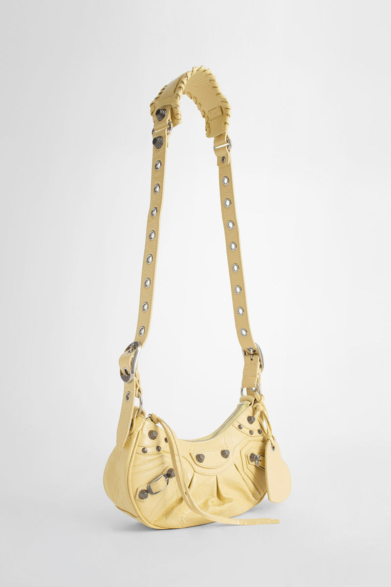 BALENCIAGA WOMAN YELLOW SHOULDER BAGS