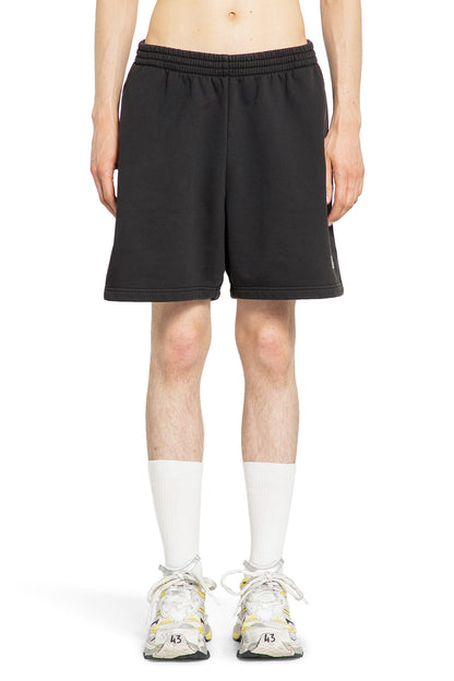 BALENCIAGA MAN BLACK SHORTS & SKIRTS