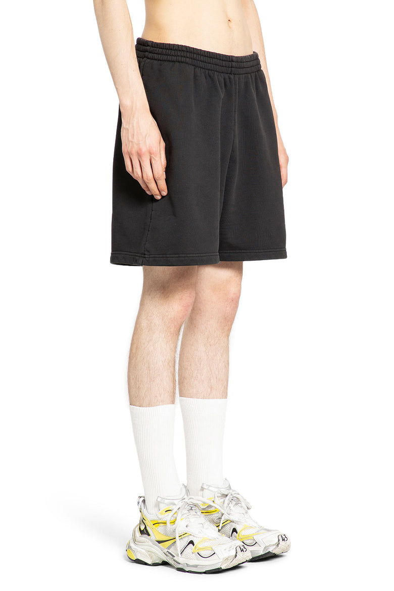 BALENCIAGA MAN BLACK SHORTS & SKIRTS