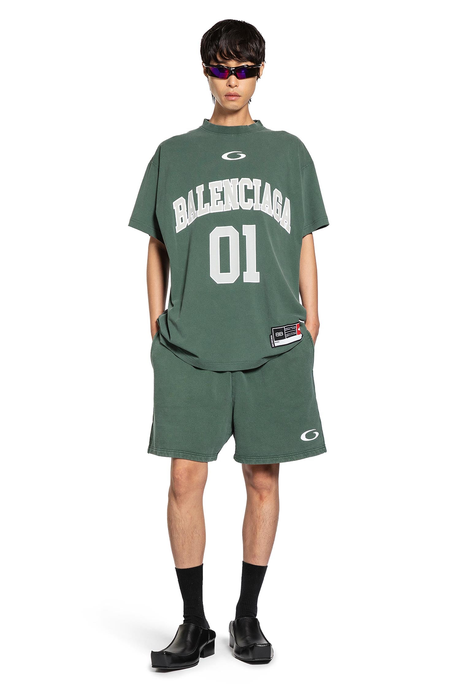 Mini Sweat Shorts Cotton Blend