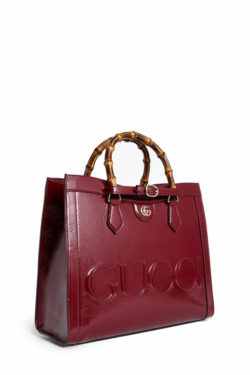 GUCCI WOMAN RED TOTE BAGS