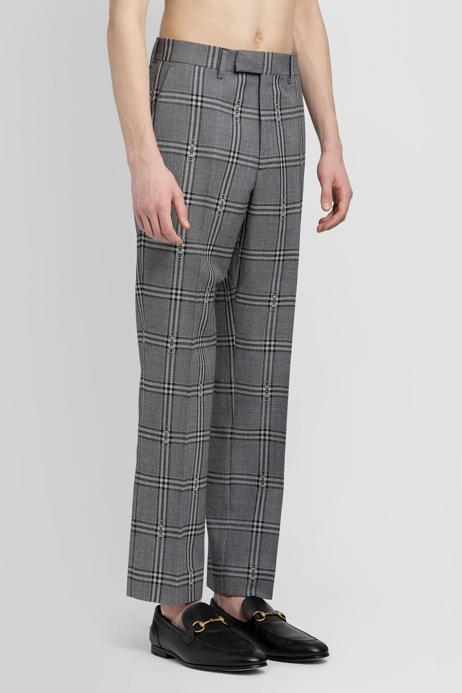 GUCCI MAN GREY TROUSERS