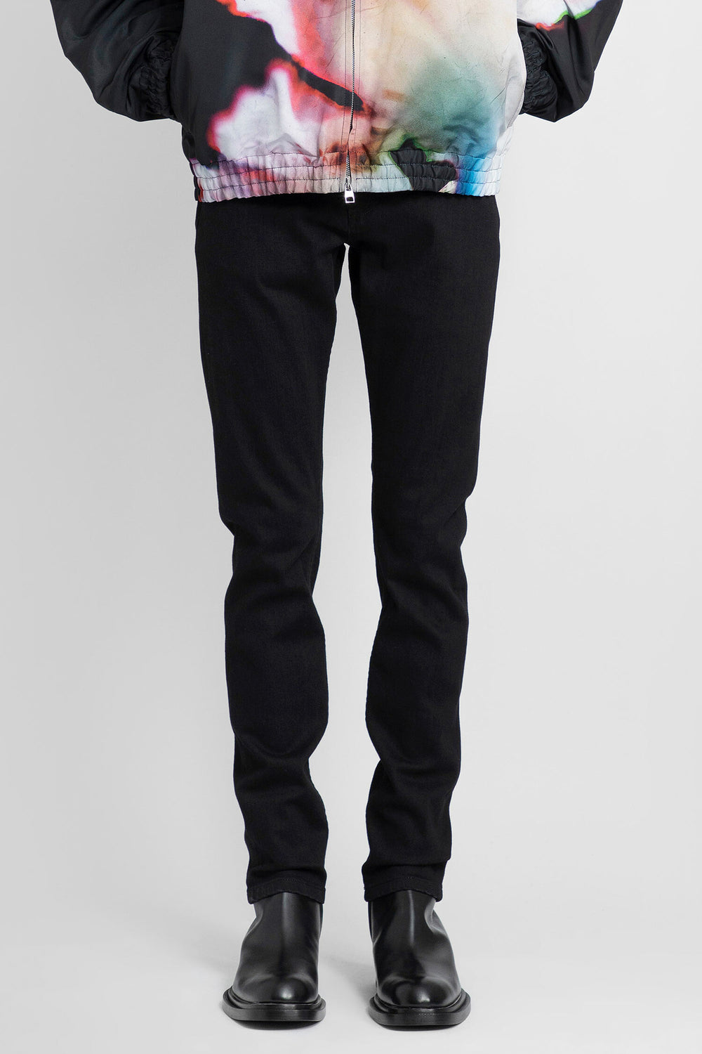 ALEXANDER MCQUEEN MAN BLACK JEANS