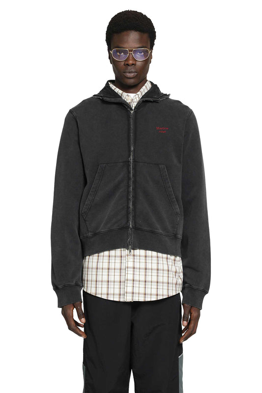 Hooded Zip Crew