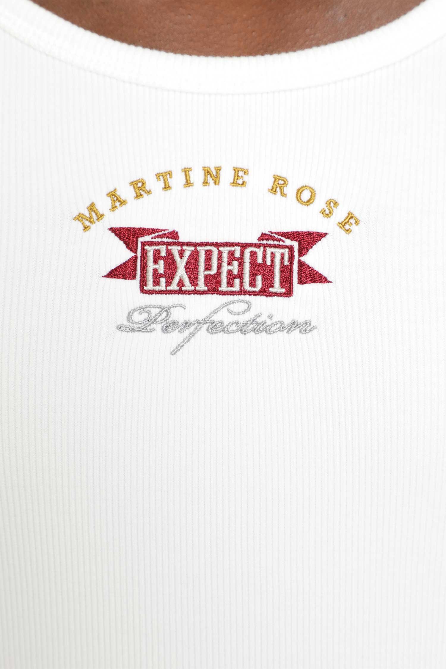 MARTINE ROSE Ribbed Tank Top man