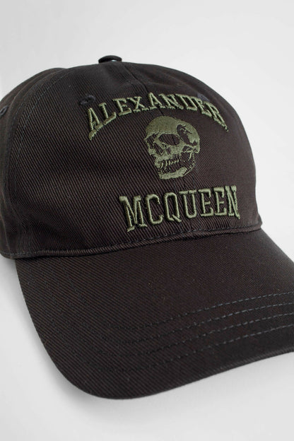 ALEXANDER MCQUEEN MAN BLACK HATS