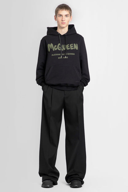 ALEXANDER MCQUEEN MAN BLACK SWEATSHIRTS