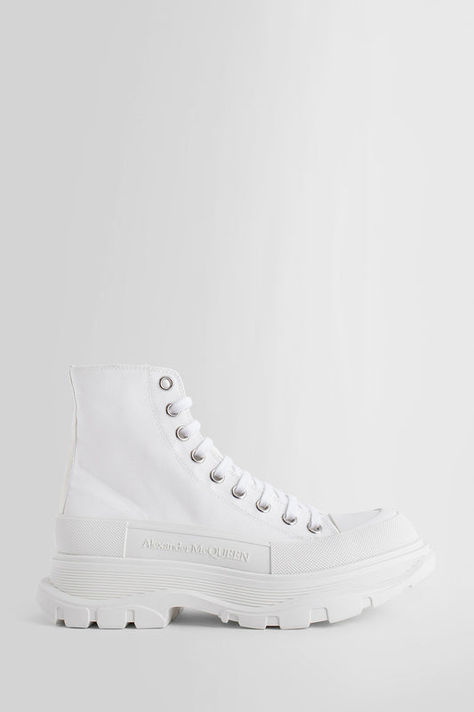 ALEXANDER MCQUEEN WOMAN WHITE BOOTS