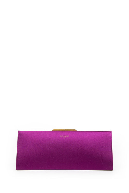 Midnight Small Clutch in Satin