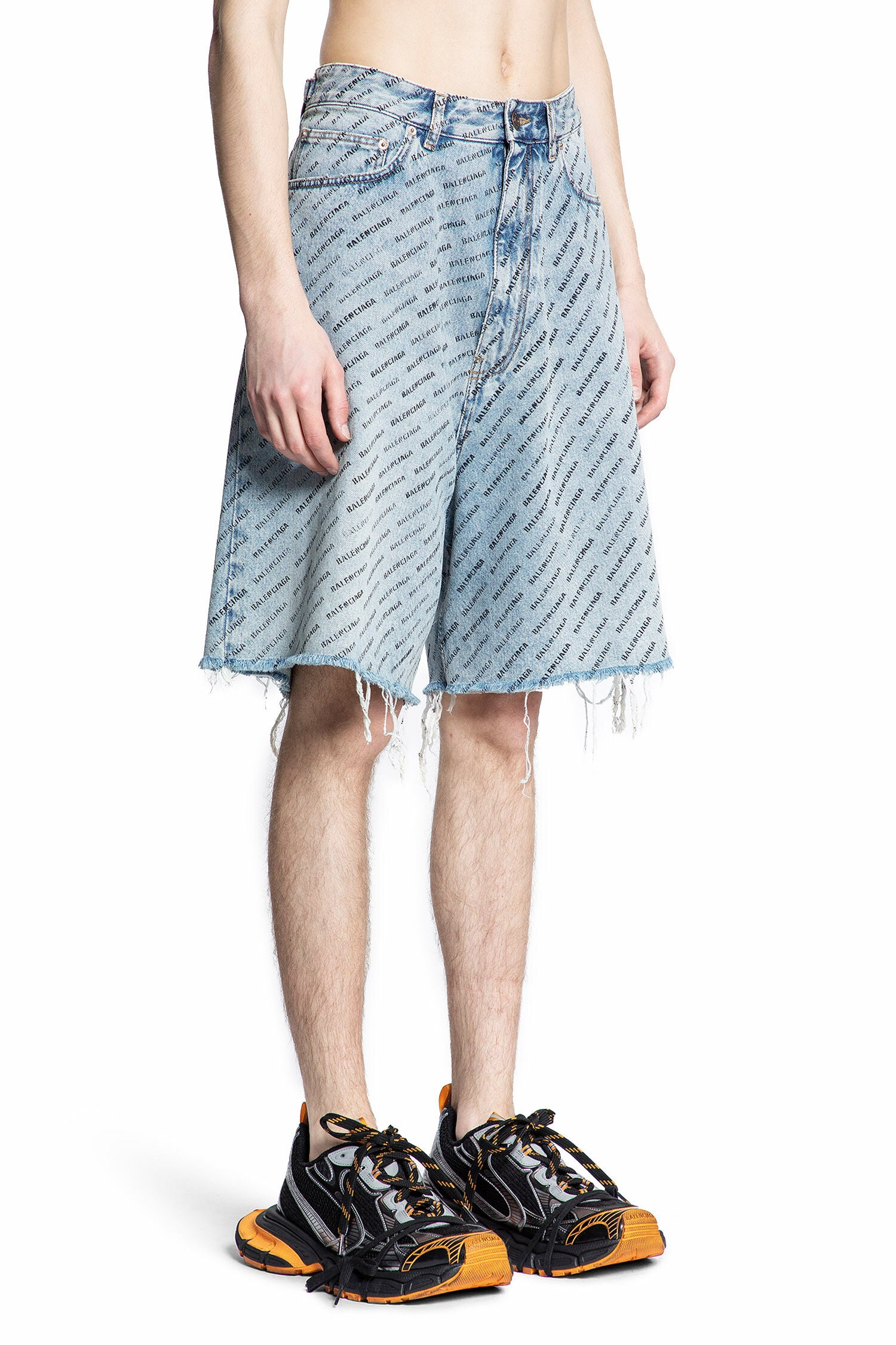 BALENCIAGA MAN BLUE SHORTS & SKIRTS