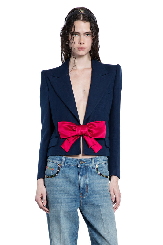 VALENTINO WOMAN BLUE BLAZERS