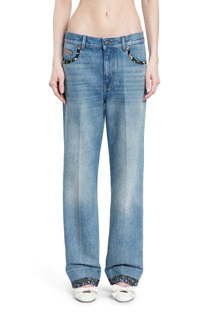 VALENTINO WOMAN BLUE JEANS