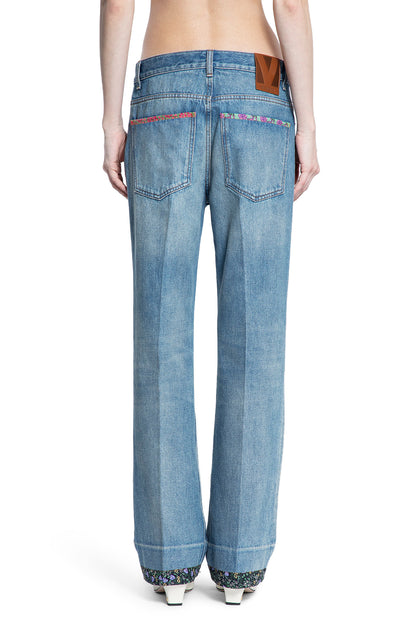 VALENTINO WOMAN BLUE JEANS