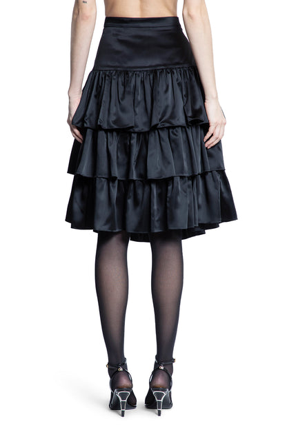 VALENTINO WOMAN BLACK SKIRTS