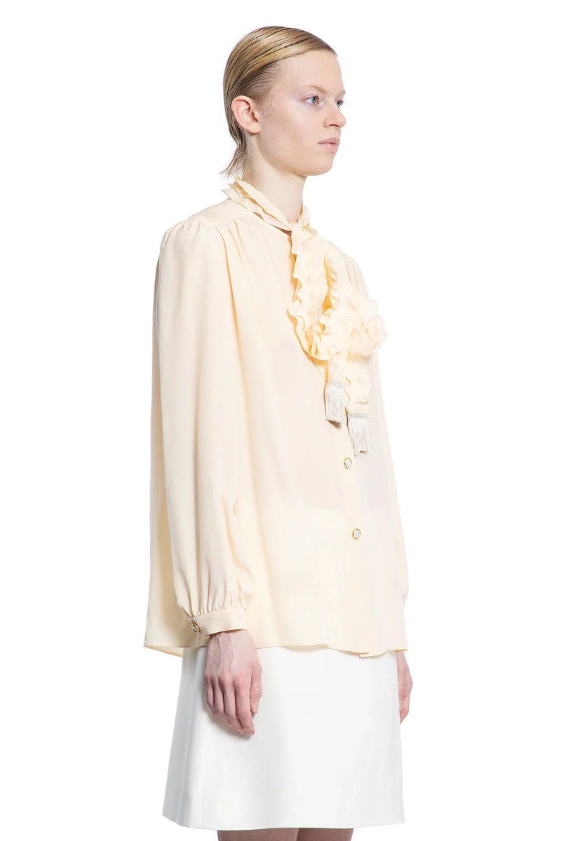 VALENTINO WOMAN OFF-WHITE SHIRTS - Antonioli.eu